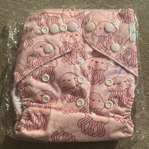 Cloth diapers and inserts with the laundry bag brand new